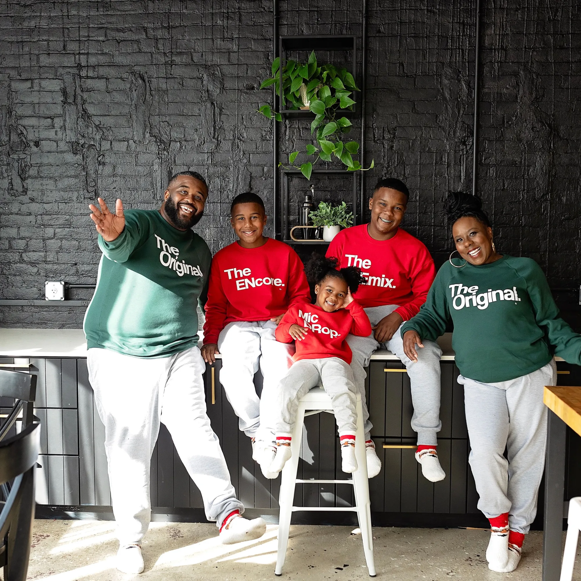The Original The Remix The Encore® Collection Premium Family Matching Holiday Sweatshirts