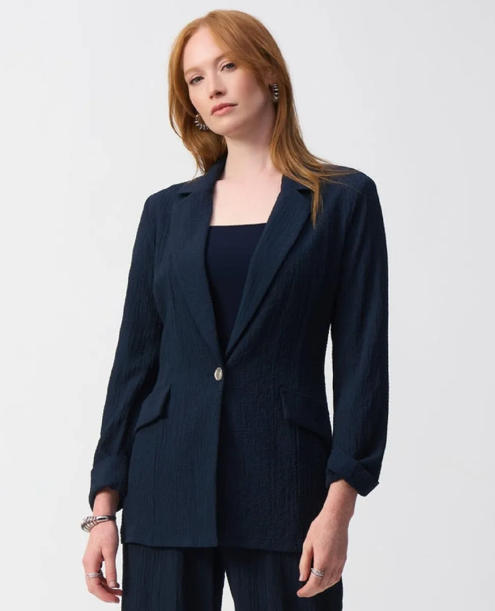 Timeless Elegance Navy Blazer