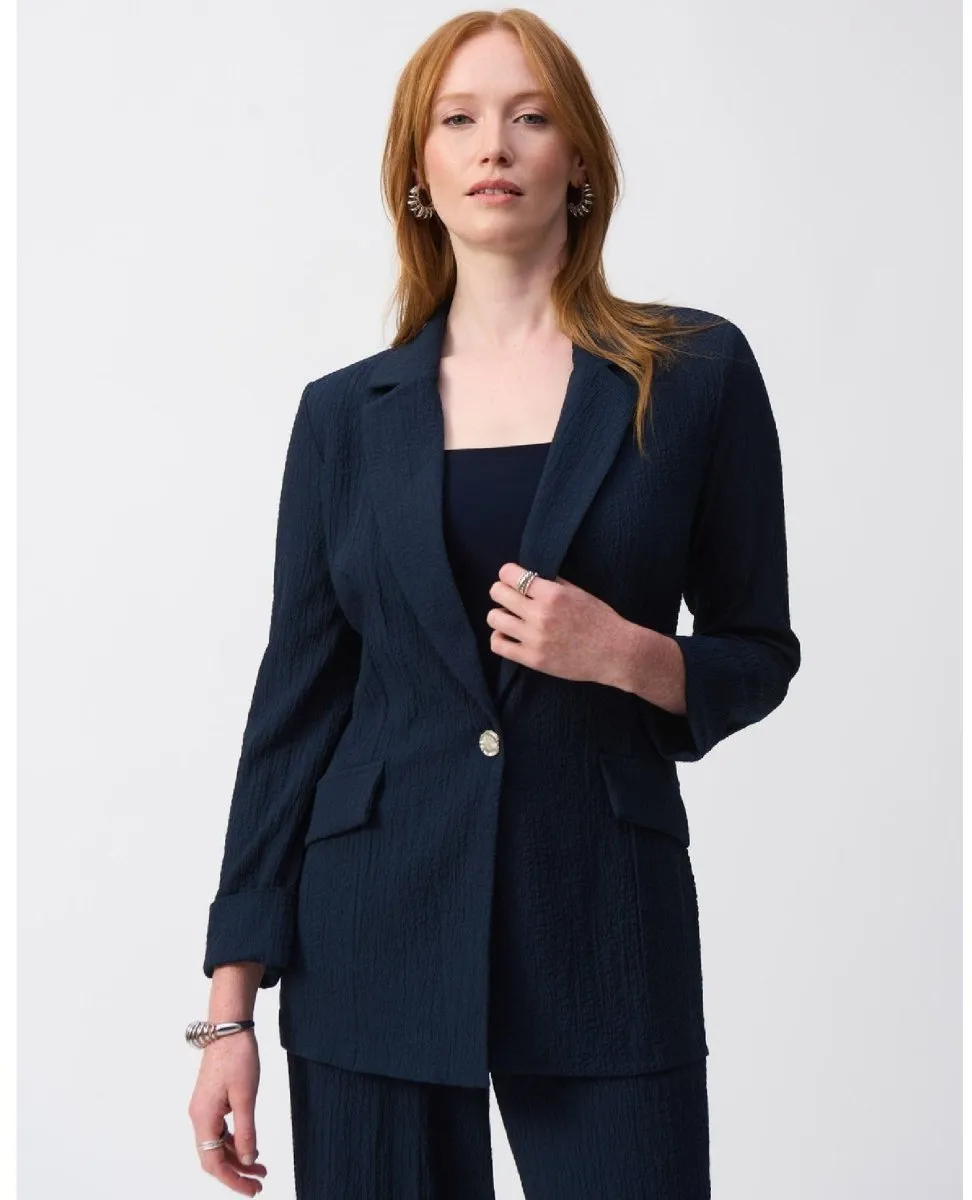 Timeless Elegance Navy Blazer