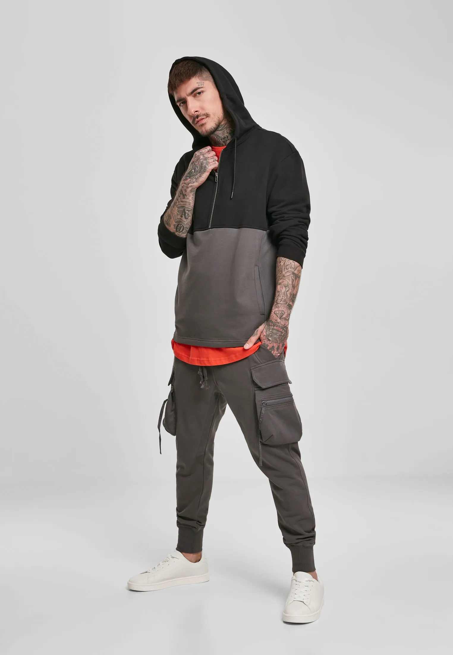 UC Relaxed Half Zip Hoodie