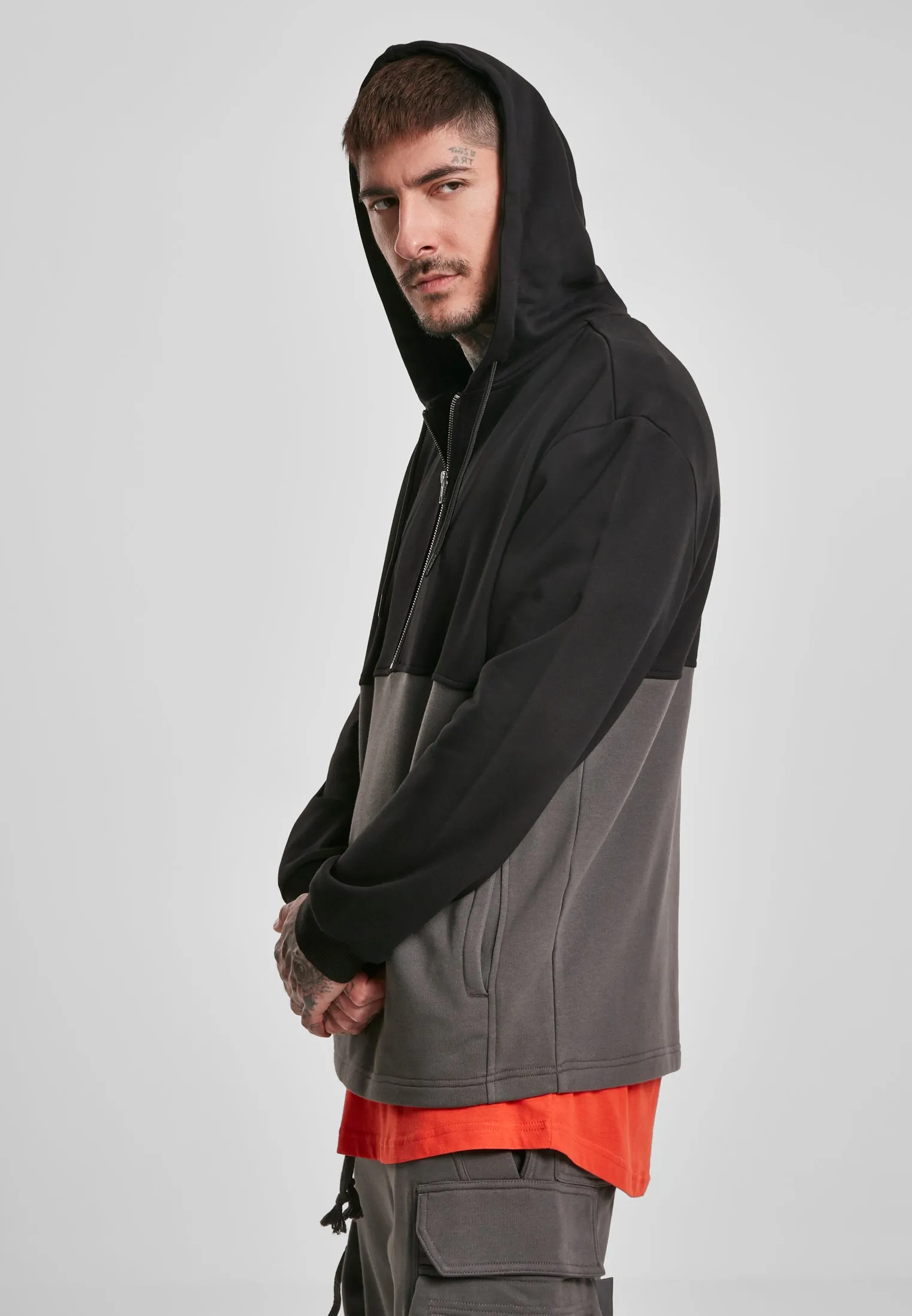 UC Relaxed Half Zip Hoodie