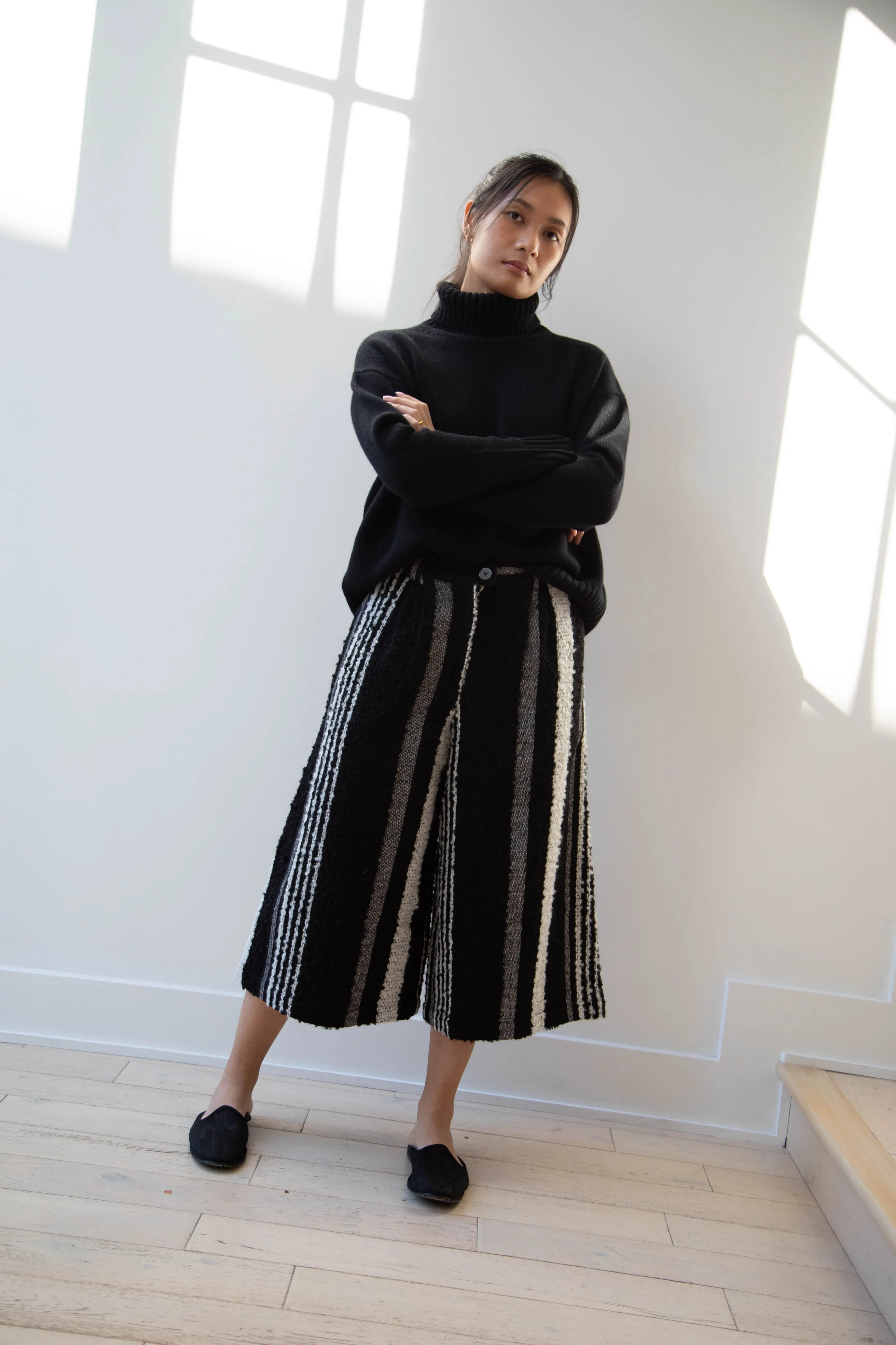 Unisecon | Di Pant in Striped Mohair