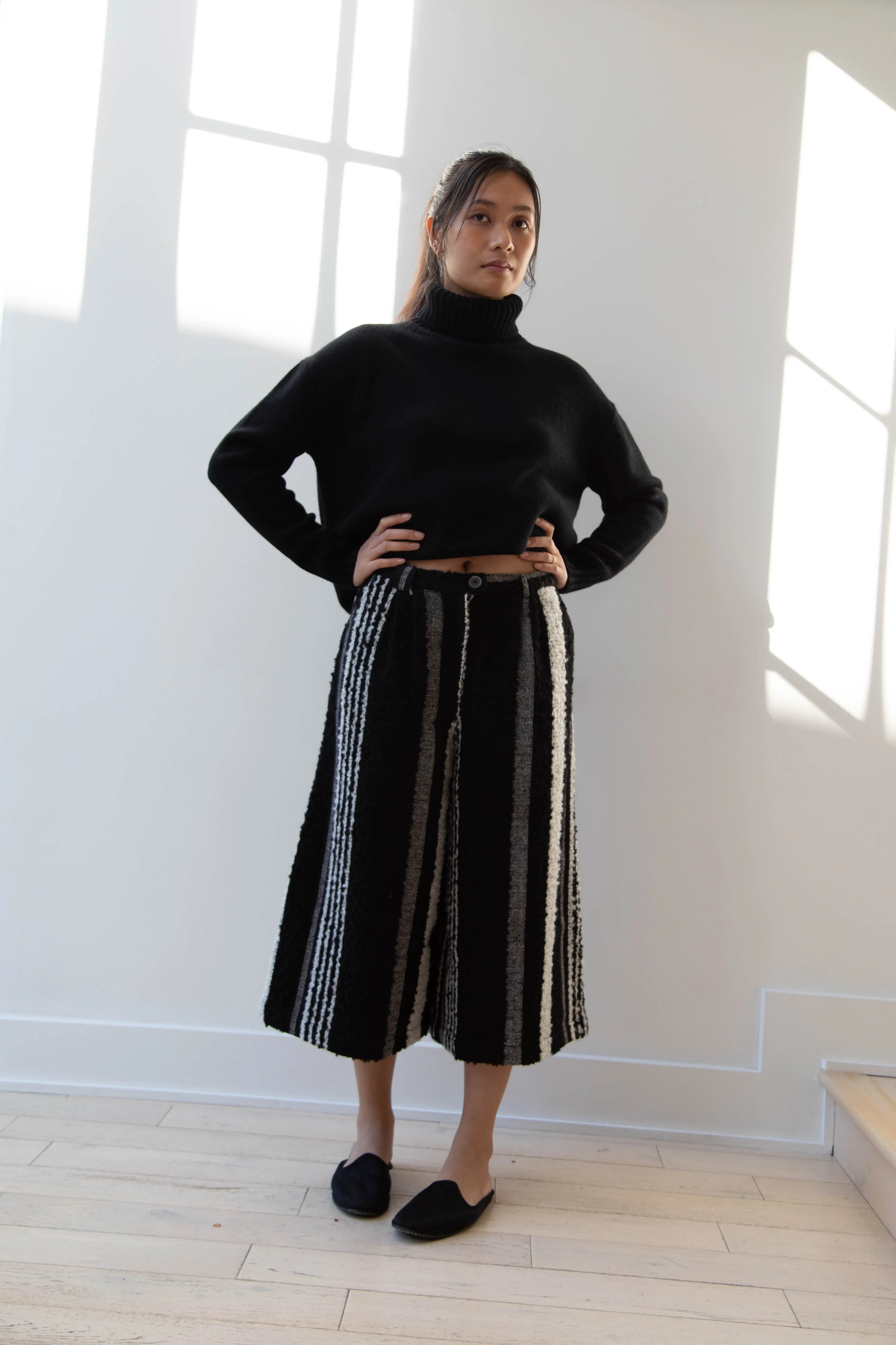 Unisecon | Di Pant in Striped Mohair