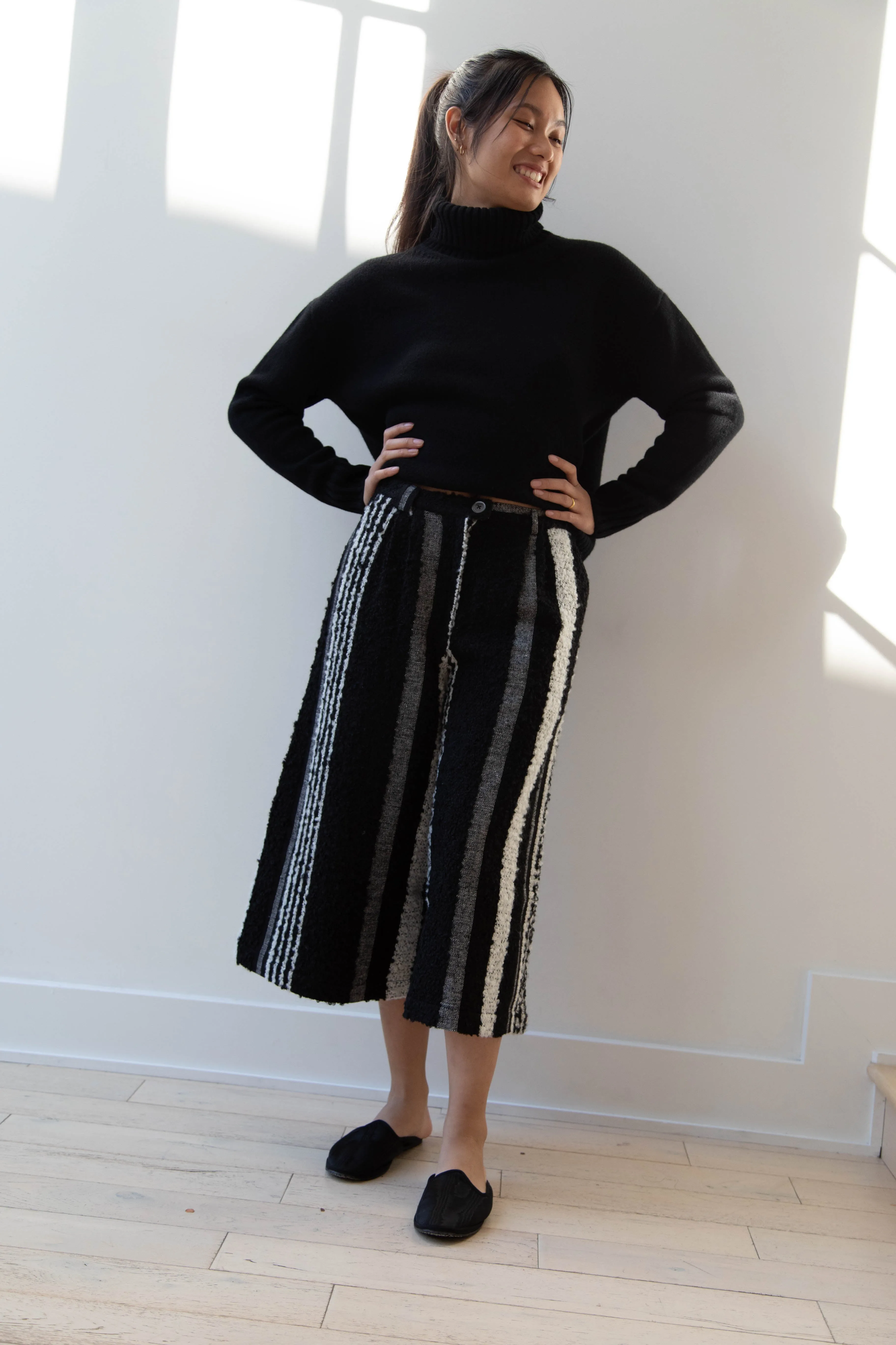 Unisecon | Di Pant in Striped Mohair