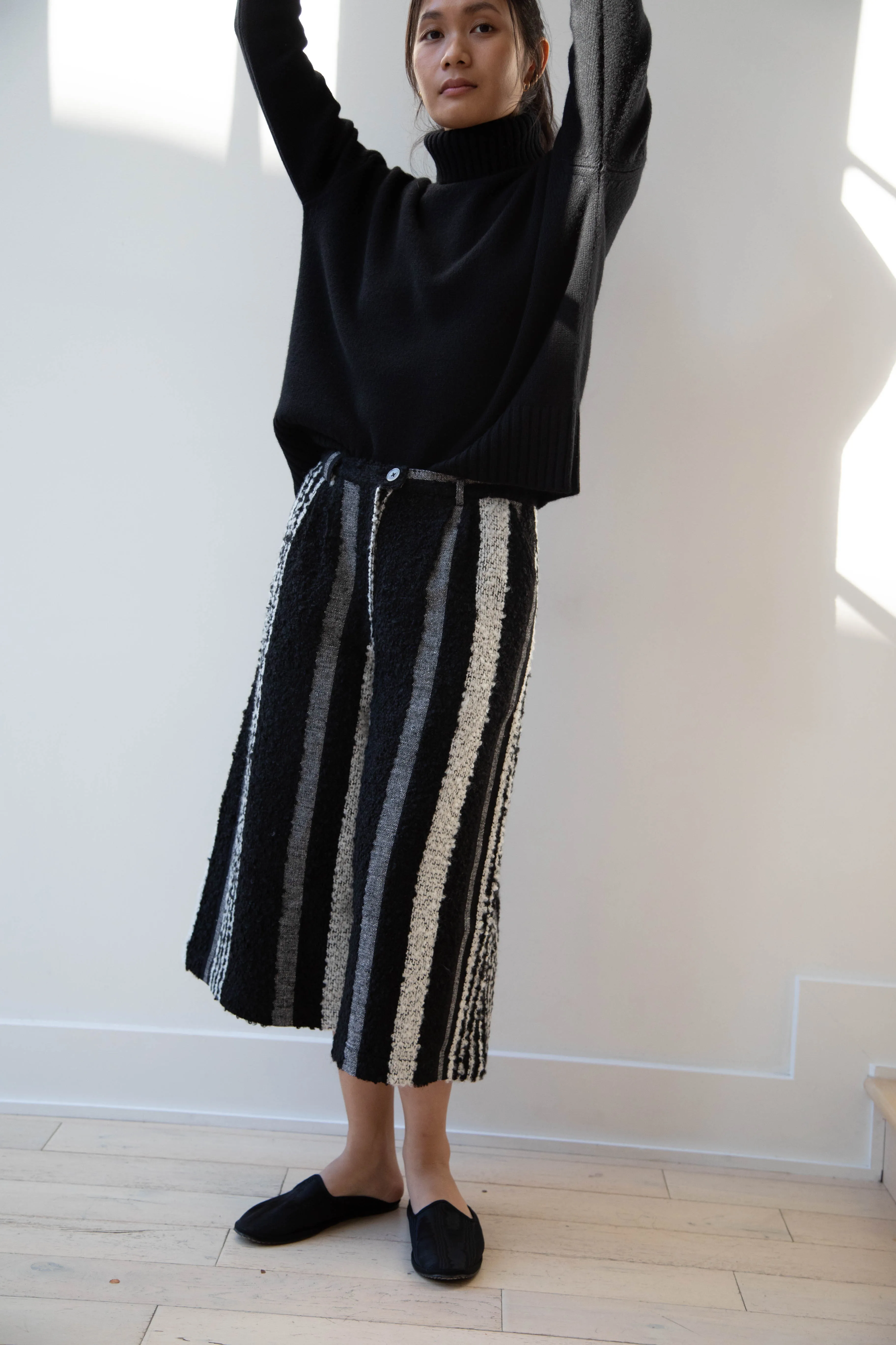 Unisecon | Di Pant in Striped Mohair