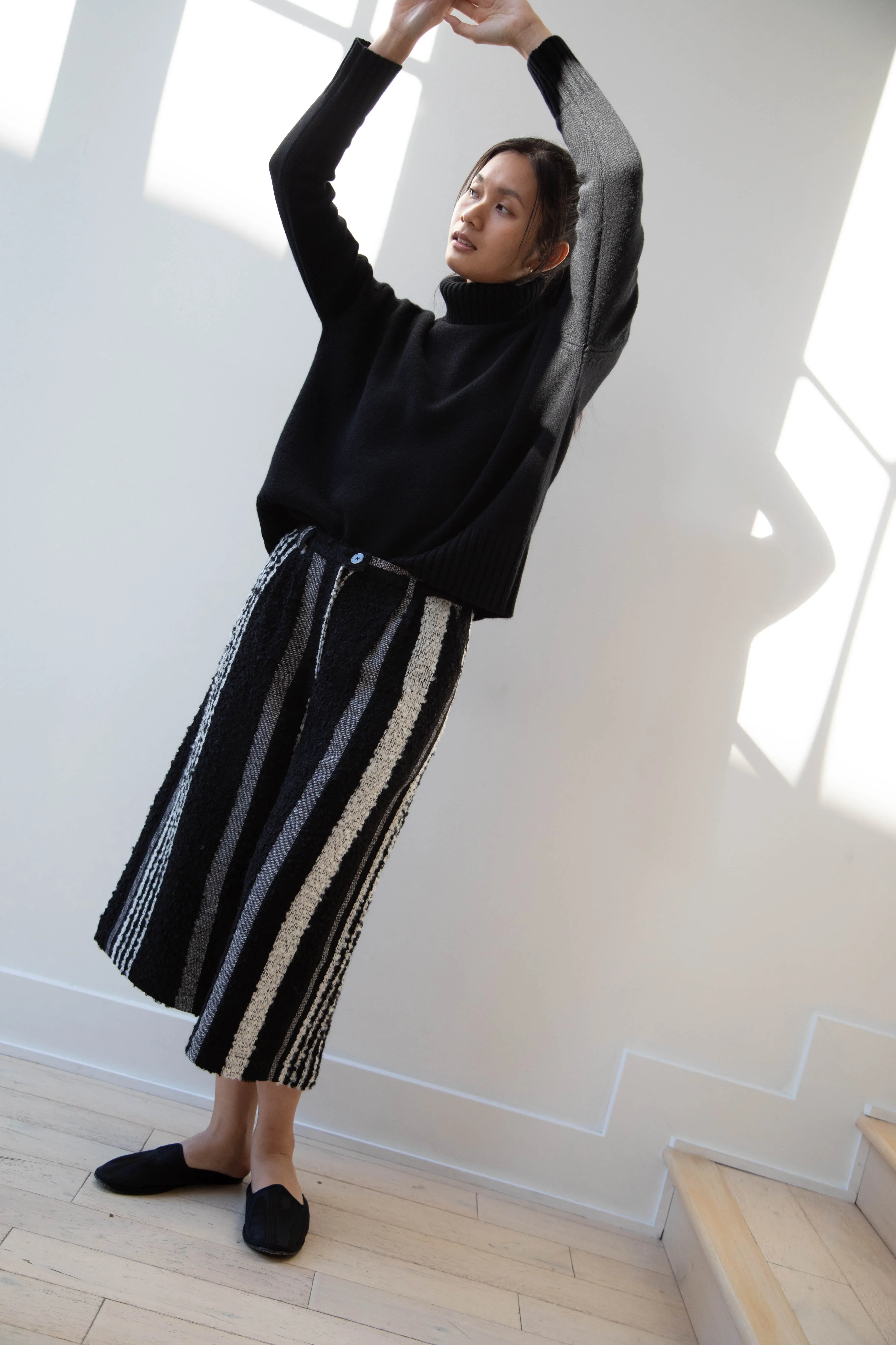 Unisecon | Di Pant in Striped Mohair