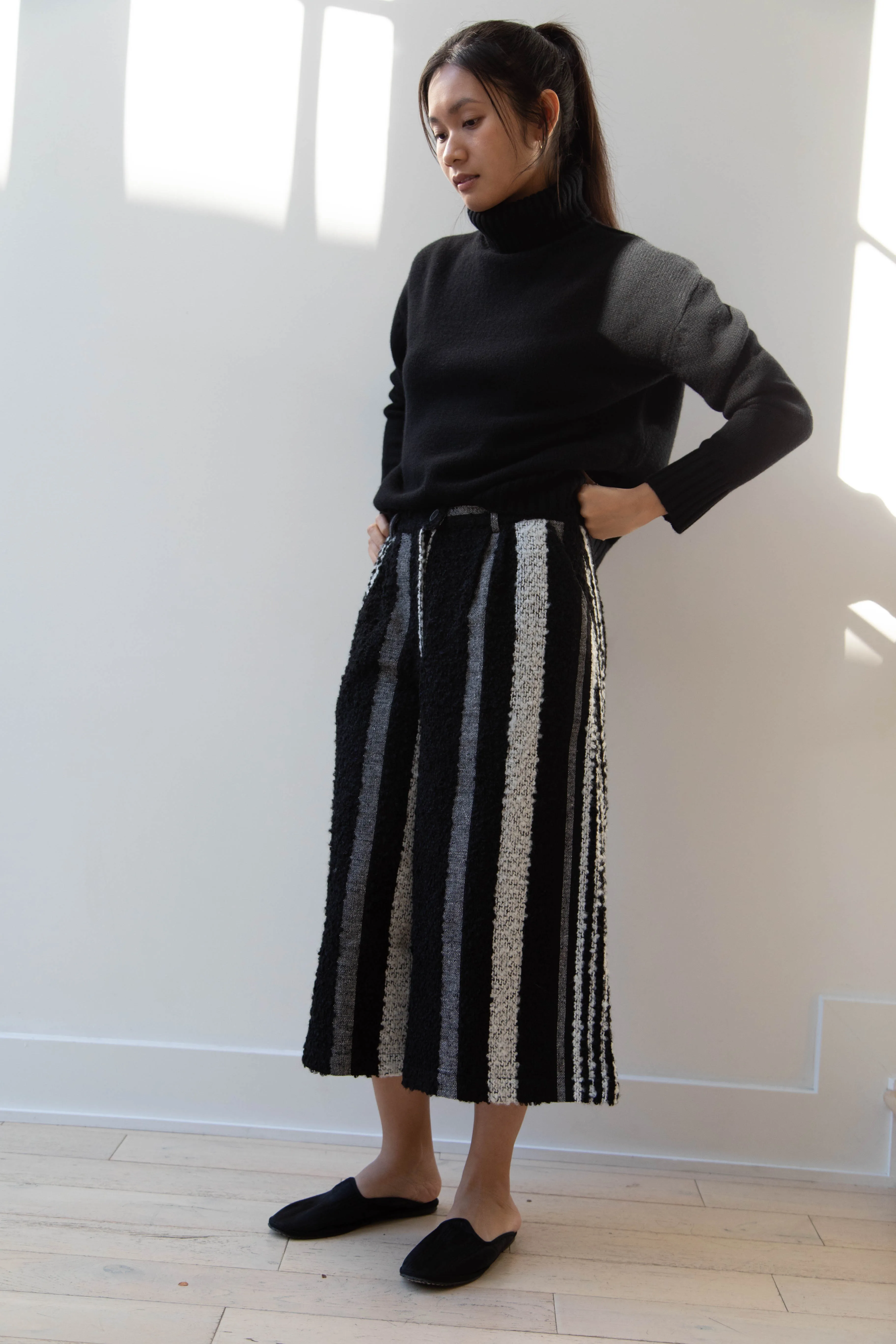 Unisecon | Di Pant in Striped Mohair
