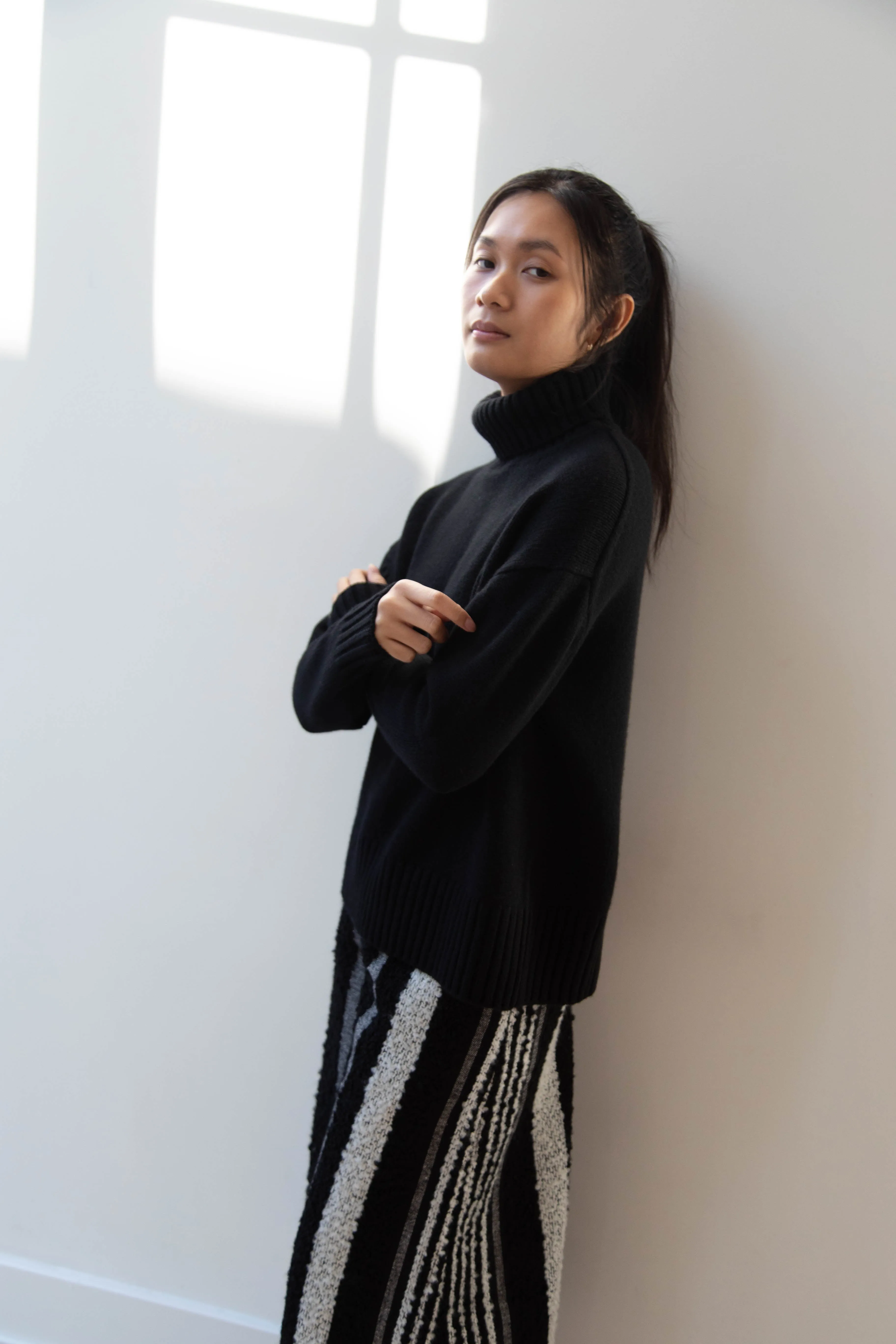 Unisecon | Di Pant in Striped Mohair
