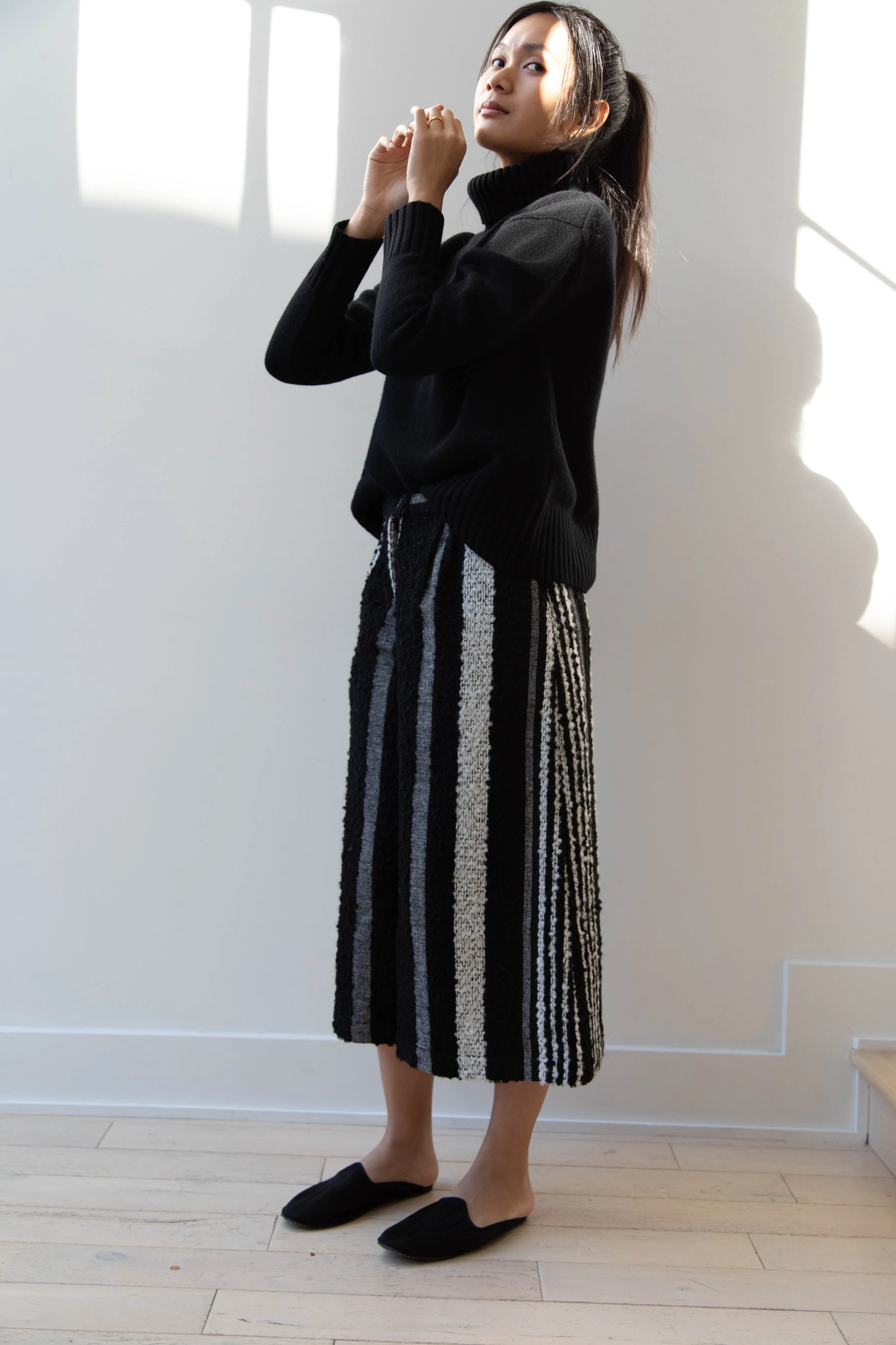 Unisecon | Di Pant in Striped Mohair