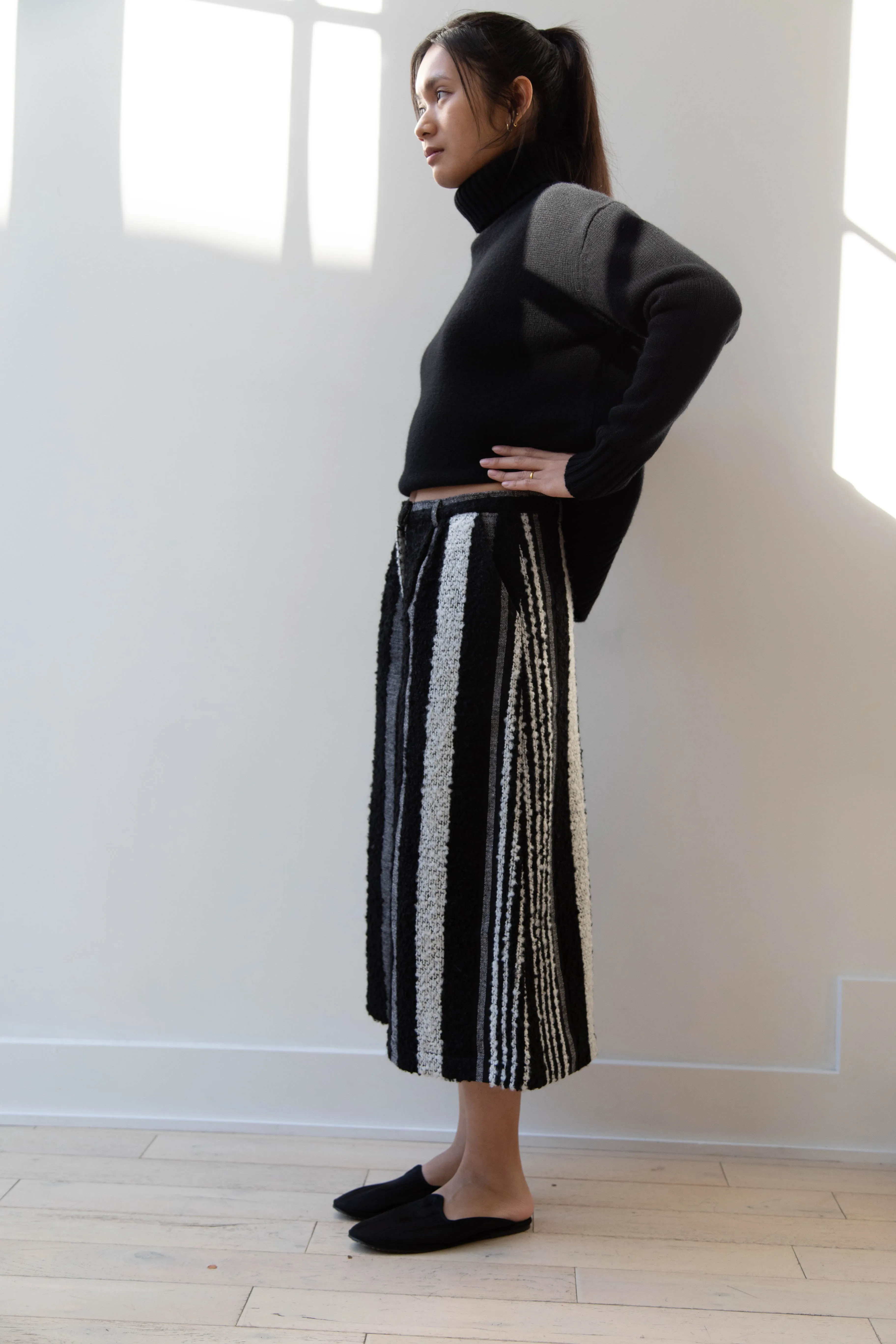 Unisecon | Di Pant in Striped Mohair
