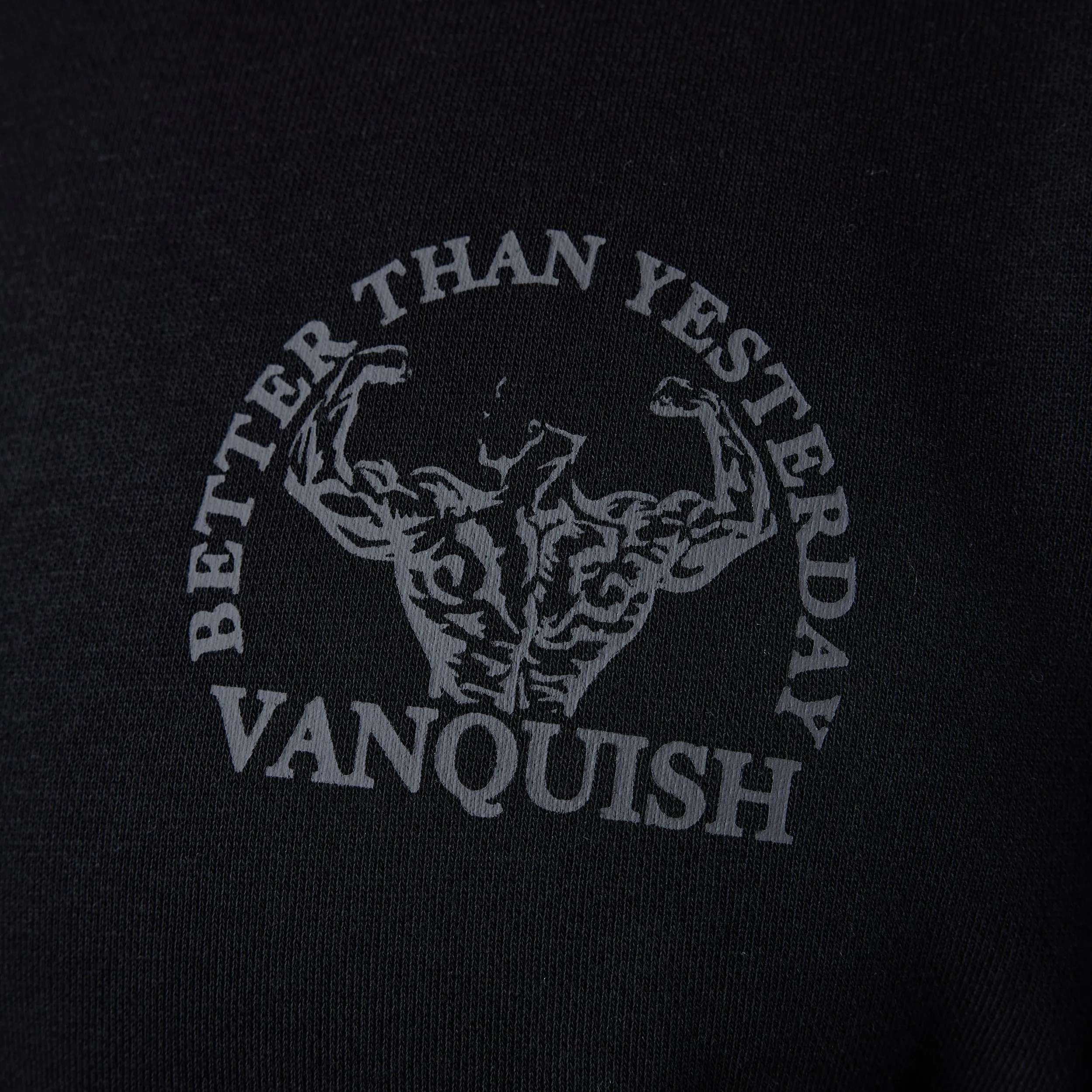 Vanquish Black Unconquerable Strength Full Zip Hoodie