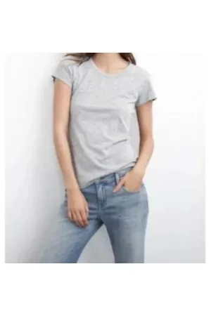 Velvet by Graham & Spencer Odelia Short Sleeve Crew Neck Tee | Heather Grey