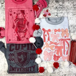 Vintage Inside Out Graffiti Heart Sweatshirt