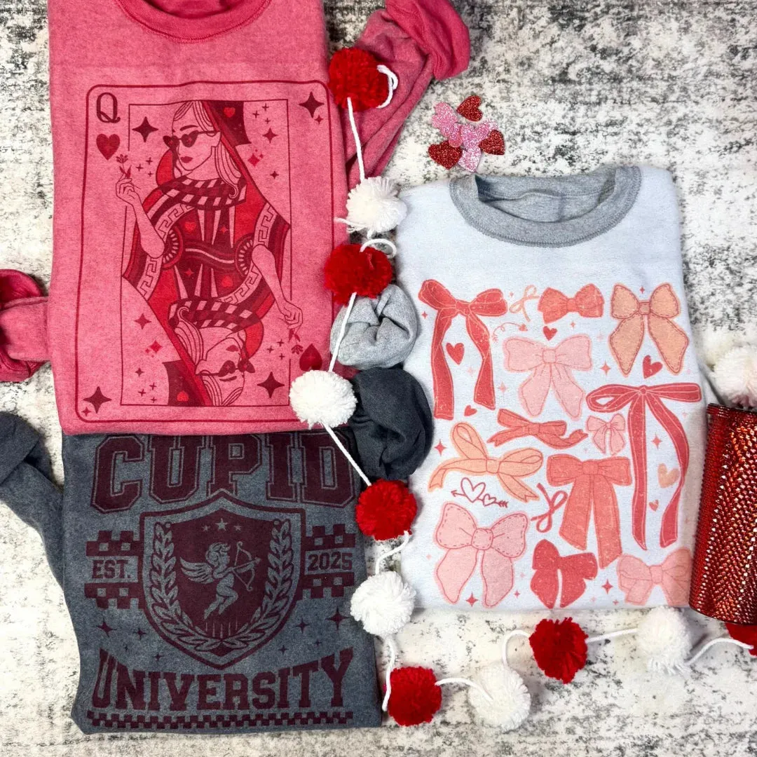 Vintage Inside Out Graffiti Heart Sweatshirt
