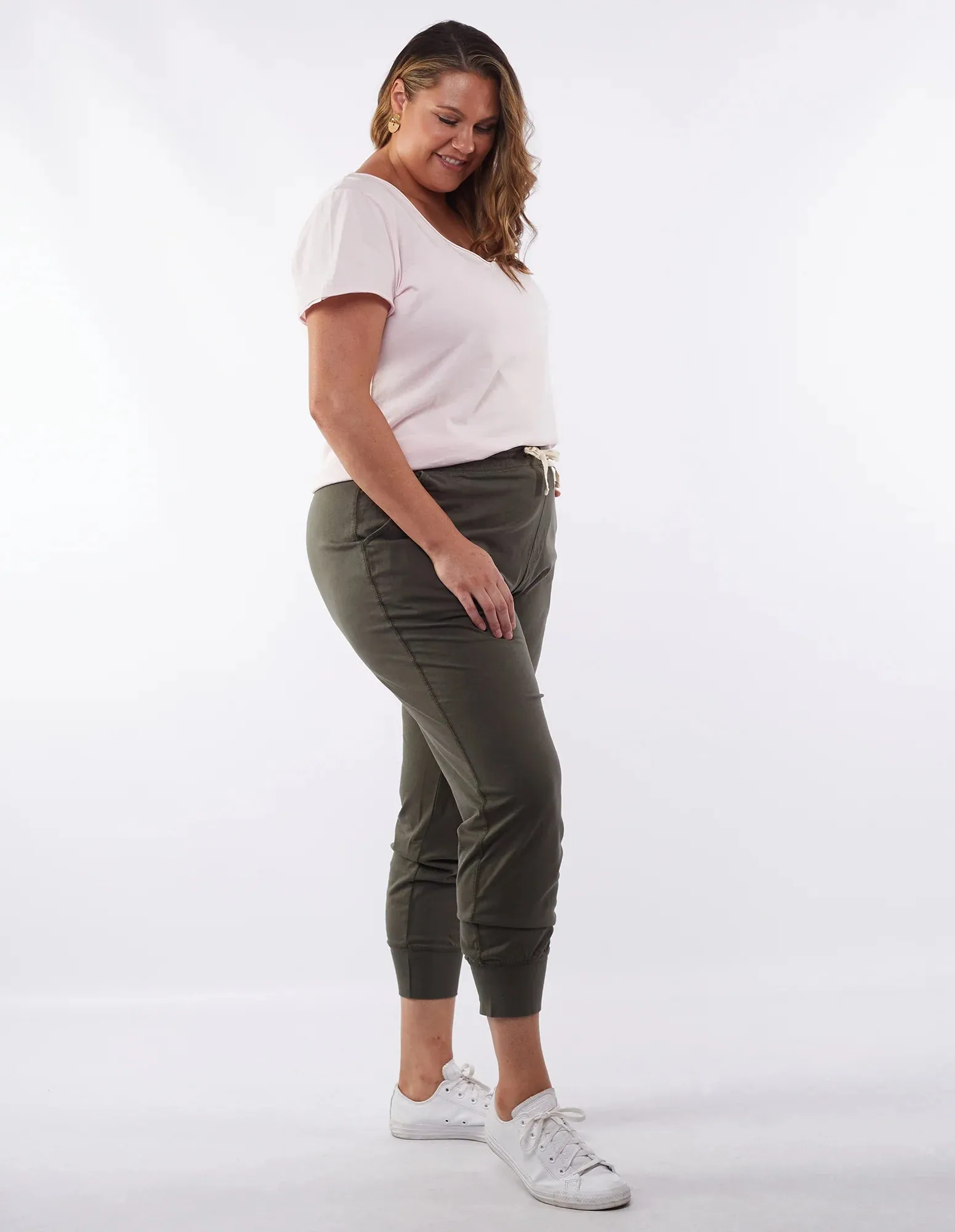 Wash Out Lounge Pant Khaki