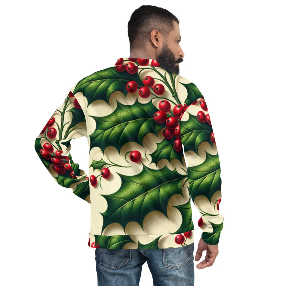 Whimsical Winter Wear Bomber Jacket