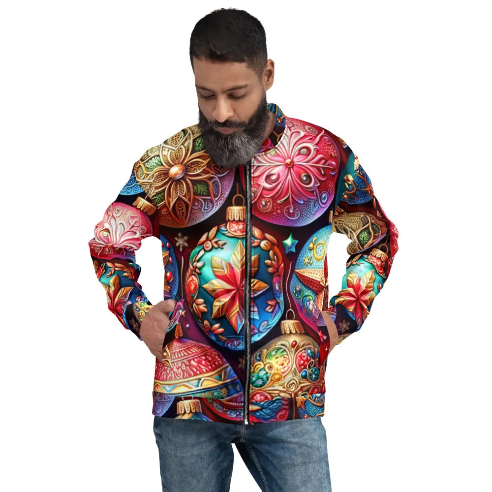 Whimsical Winter Wear Bomber Jacket