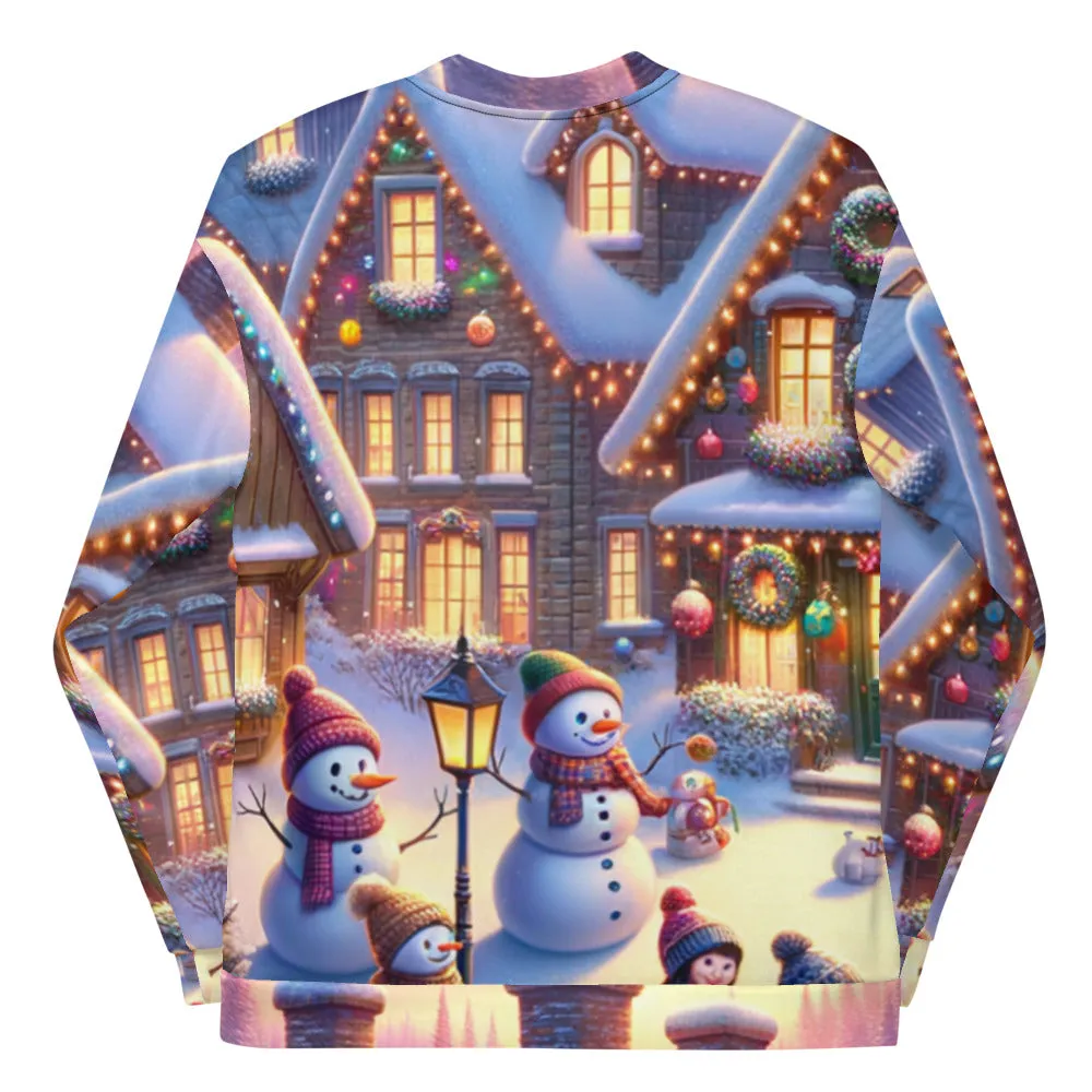 Whimsical Winter Wear Bomber Jacket