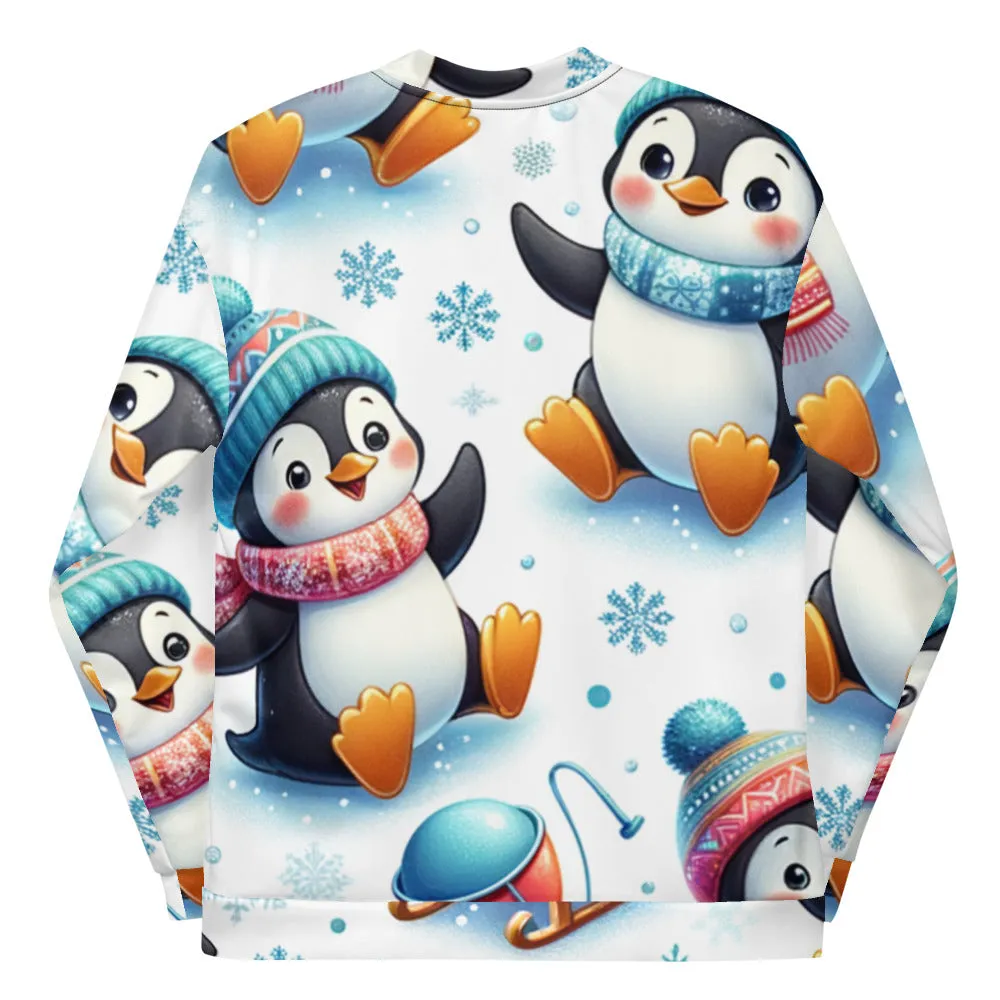 Whimsical Winter Wear Bomber Jacket