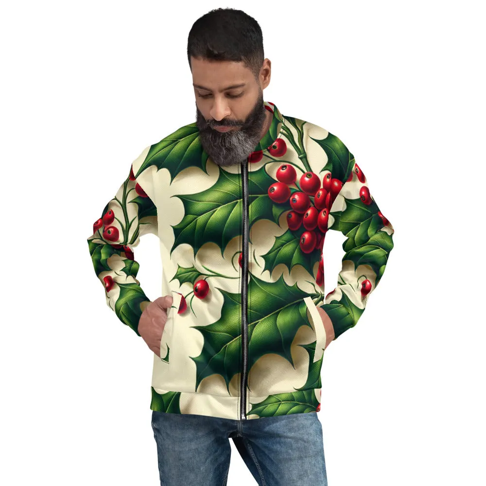 Whimsical Winter Wear Bomber Jacket