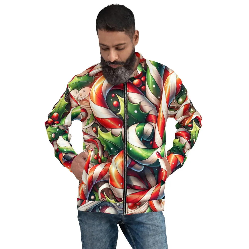 Whimsical Winter Wear Bomber Jacket