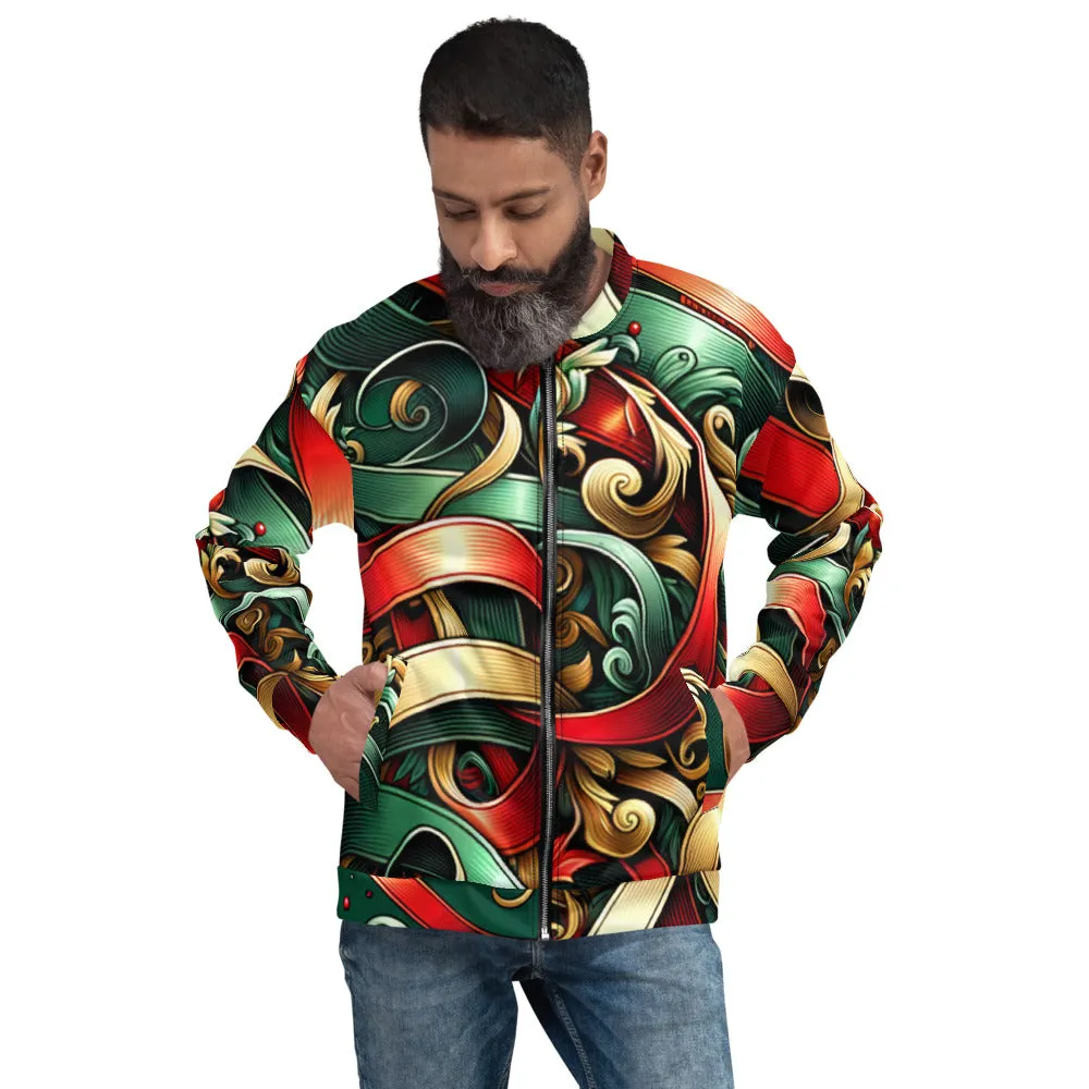 Whimsical Winter Wear Bomber Jacket