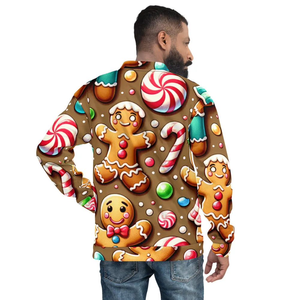 Whimsical Winter Wear Bomber Jacket