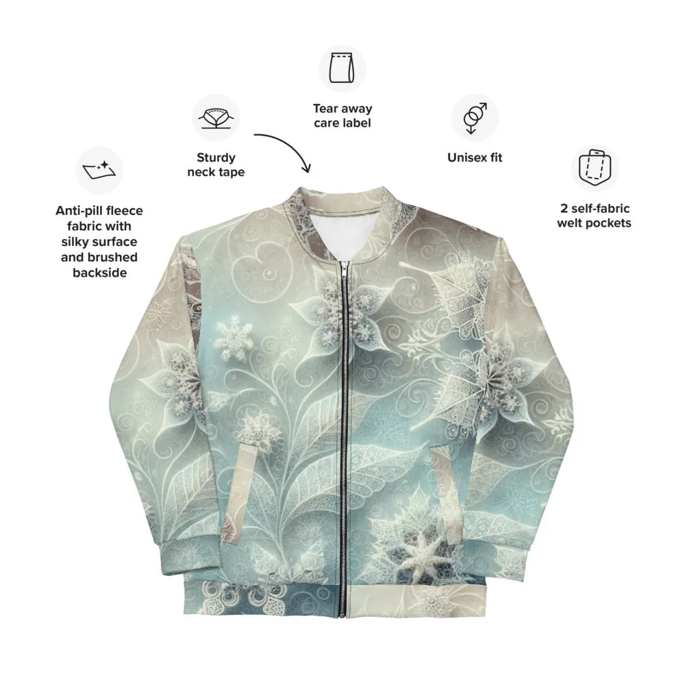 Whimsical Winter Wear Bomber Jacket
