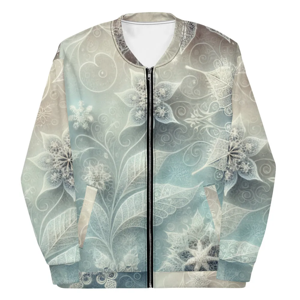 Whimsical Winter Wear Bomber Jacket