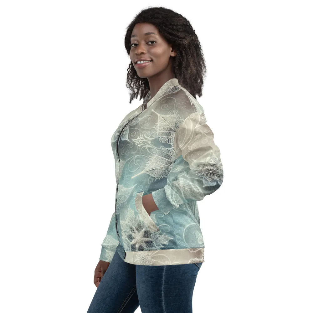 Whimsical Winter Wear Bomber Jacket