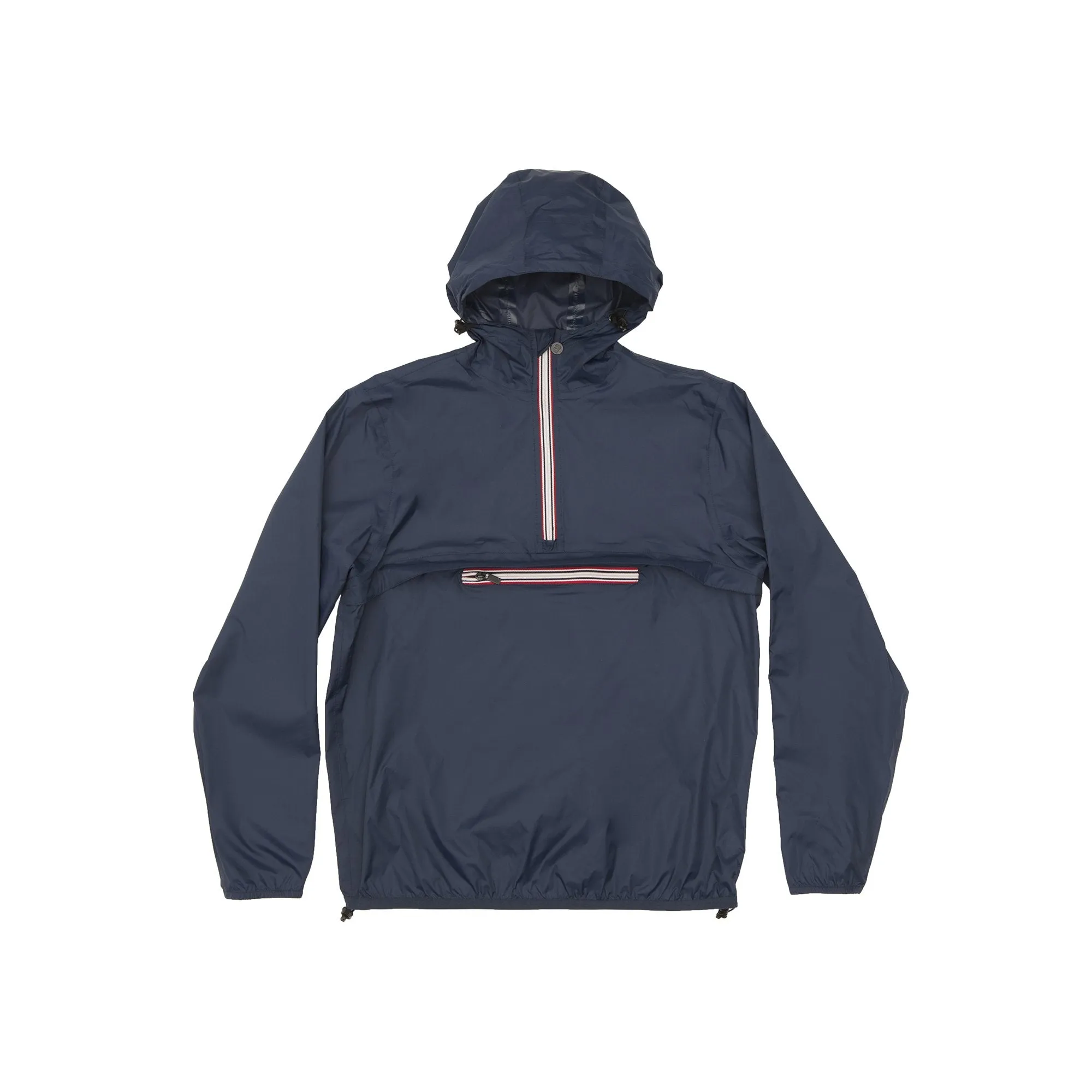 Women's Quarter Zip Navy Blue Waterproof Rain Jacket