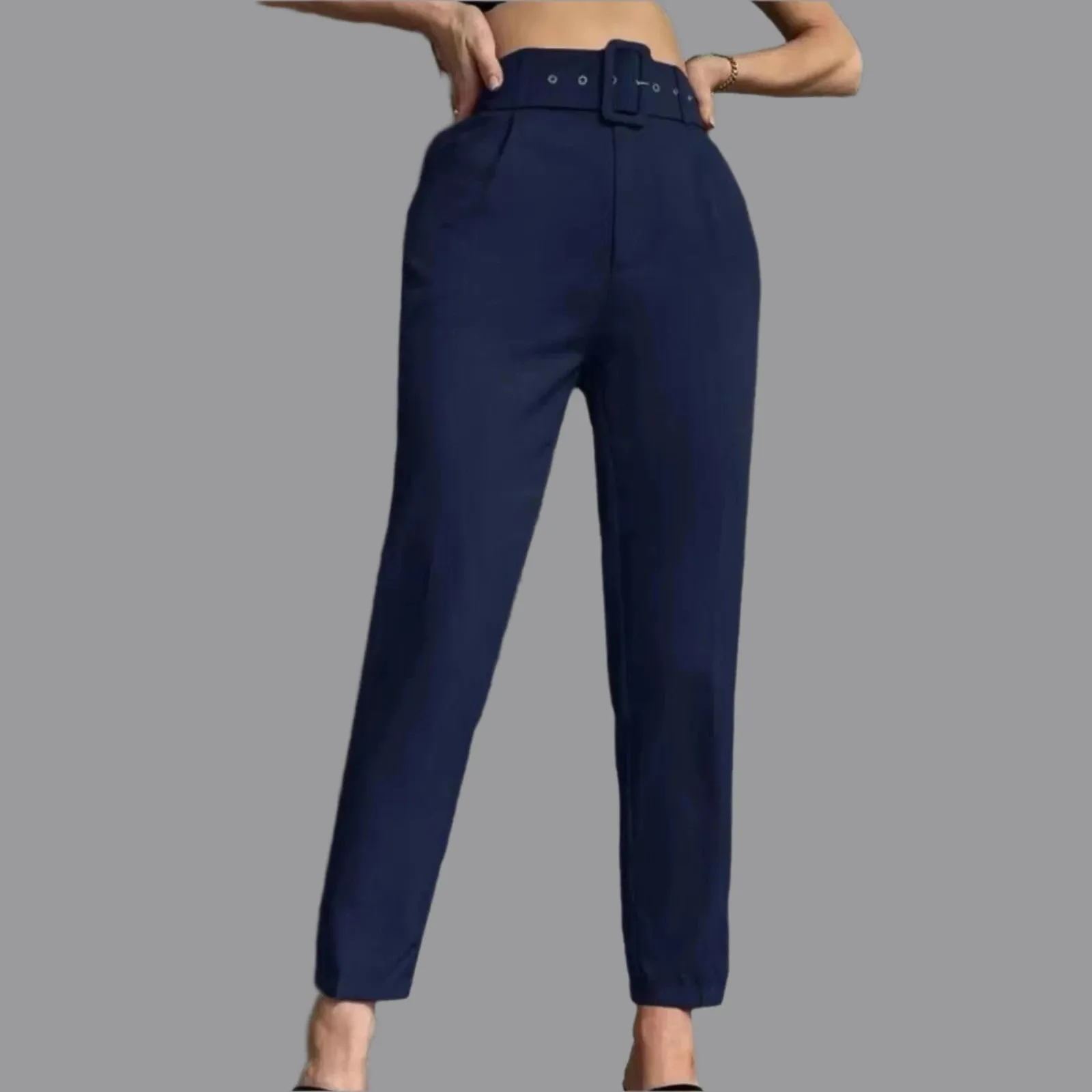 Womens Wide Leg Pants Casual Women'S Summer Solid Color High Waisted Slim Comfortable Casual Straight Leg Woman Tall Dress Pants