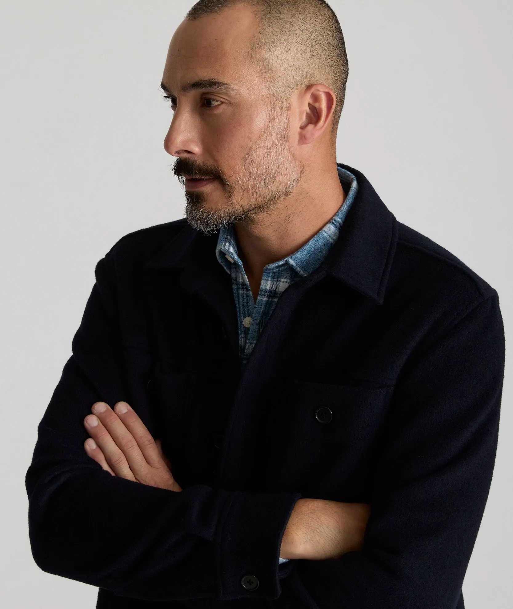 Wool-Blend CPO Jacket - FINAL SALE
