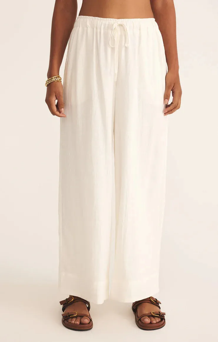 Z Supply Easton Textured Linen Pant