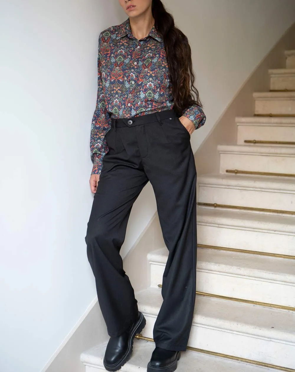 Zorn Wool Pants Noir