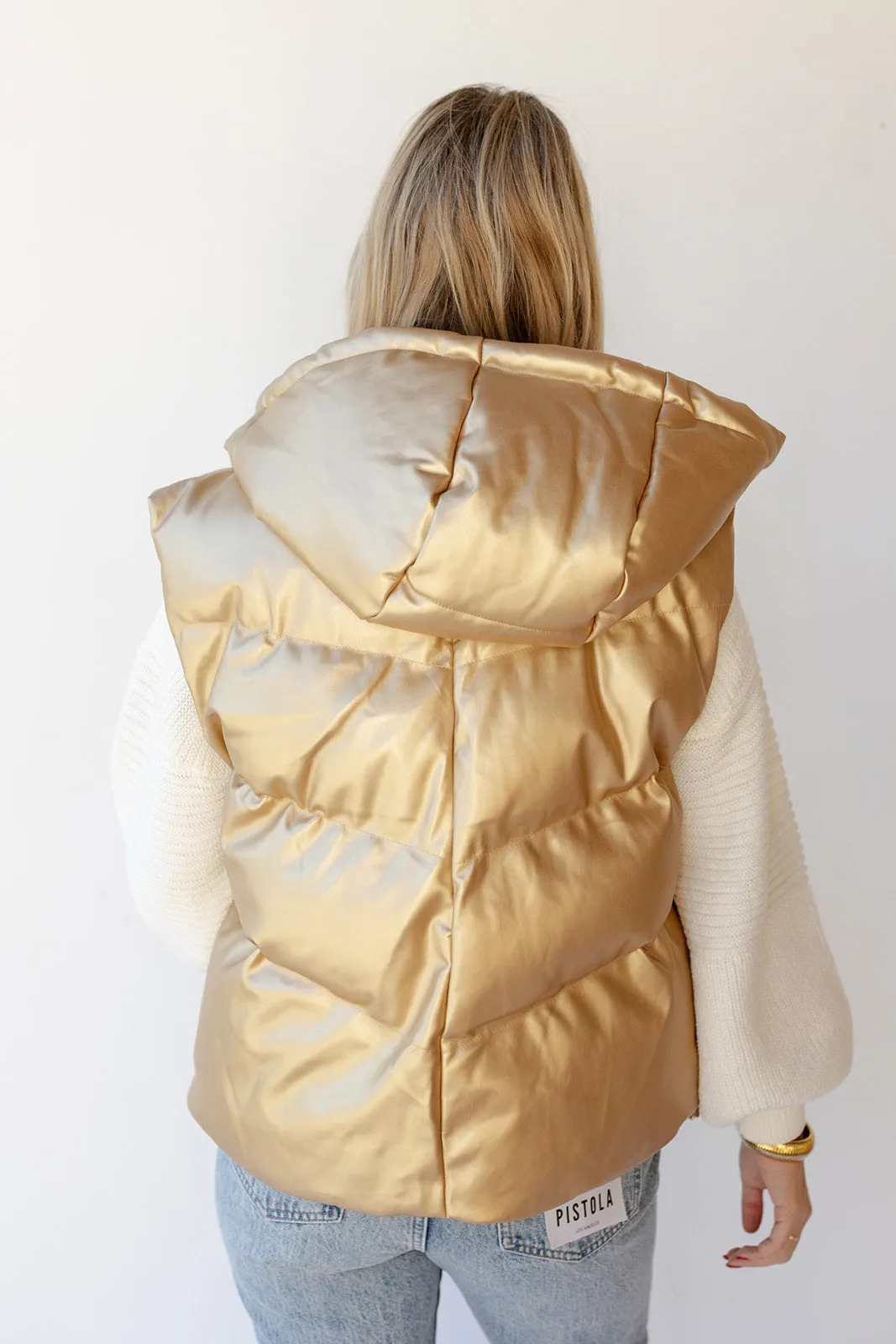 zoya leather vest