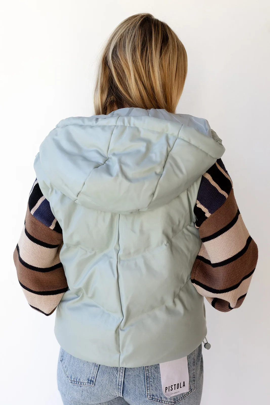 zoya leather vest