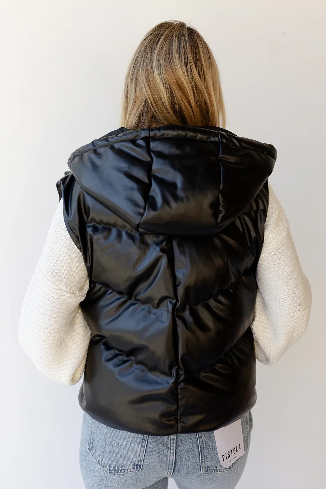 zoya leather vest