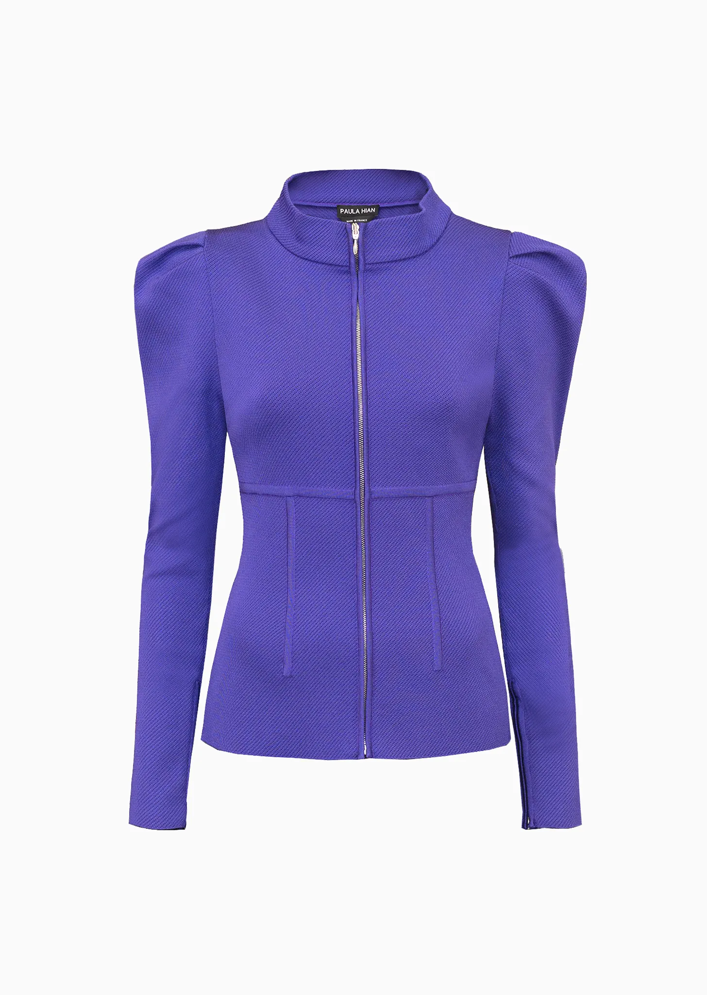 Zuri – Twill Jacket with Puffed Shoulders